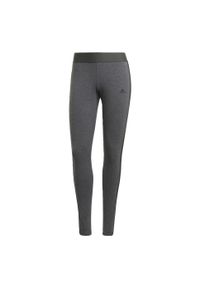 Adidas - Legginsy damskie adidas Essentials Legging. Kolor: szary, czarny, wielokolorowy. Materiał: materiał, bawełna