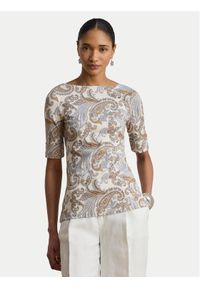 Lauren Ralph Lauren - LAUREN RALPH LAUREN Bluzka Judy 200B23544001 Kolorowy Regular Fit. Materiał: bawełna. Wzór: kolorowy #1
