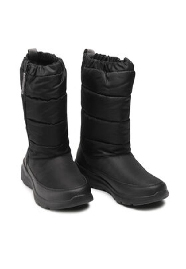 skechers - Skechers Śniegowce Glacial Ultra 144171/BBK Czarny. Kolor: czarny. Materiał: materiał