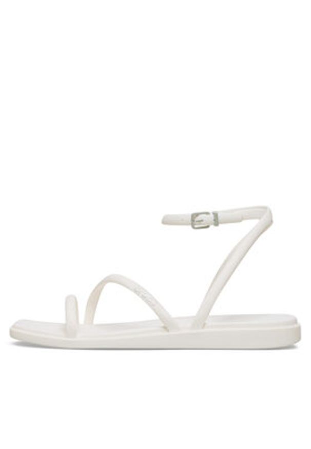 Crocs Sandały Miami Ankle Strap Sandal 212256 Beżowy. Kolor: beżowy