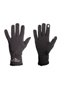 Rękawice turystyczne unisex Fjord Nansen Grip Smart. Kolor: czarny. Materiał: poliester. Sport: turystyka piesza #1