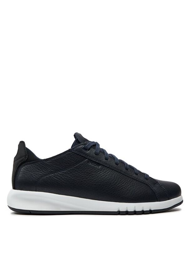 Geox Sneakersy U Aerantis U357FA 00046 C0045 Granatowy. Kolor: niebieski. Materiał: skóra