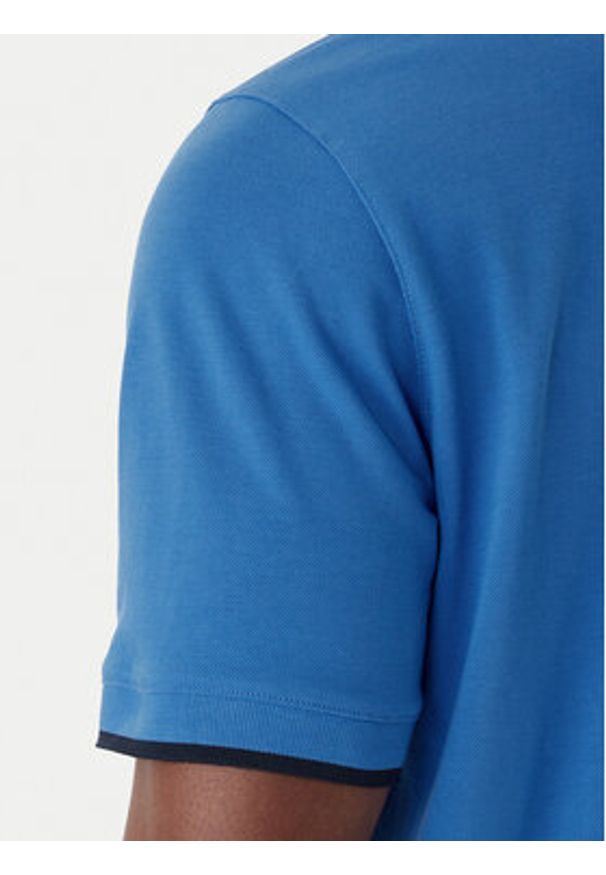 Aeronautica Militare Polo 261PO1308UP00082 Niebieski Regular Fit. Typ kołnierza: polo. Kolor: niebieski. Materiał: bawełna