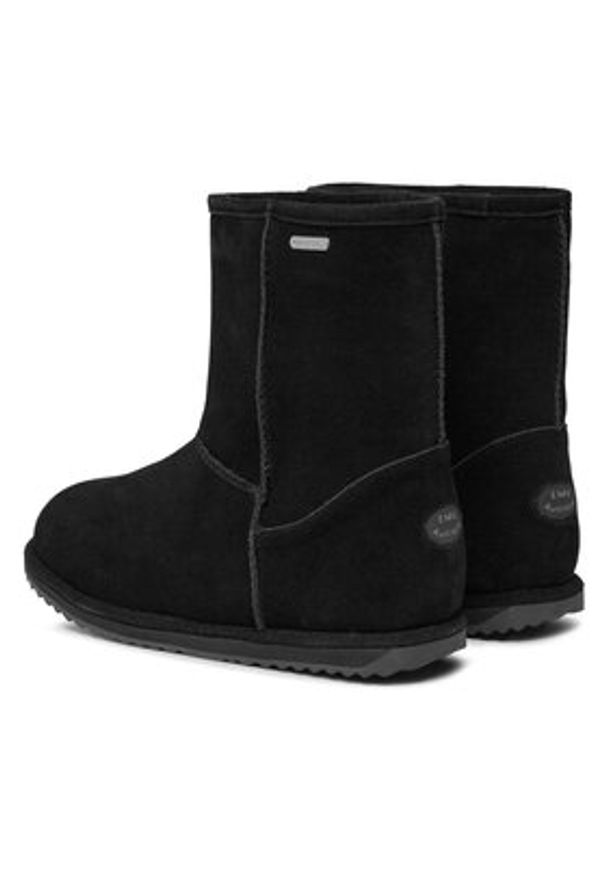 EMU Australia Śniegowce Brumby Lo Teens T10773 Czarny. Kolor: czarny. Materiał: skóra, zamsz