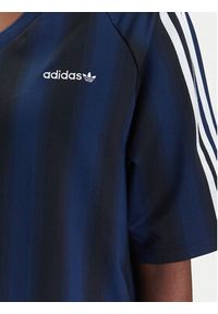 Adidas - adidas T-Shirt Linear JY2854 Granatowy Oversize. Kolor: niebieski. Materiał: syntetyk #5