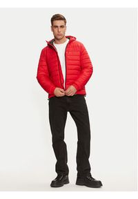 Hugo - HUGO Kurtka przejściowa 50518785 Czerwony Regular Fit. Kolor: czerwony. Materiał: syntetyk #4
