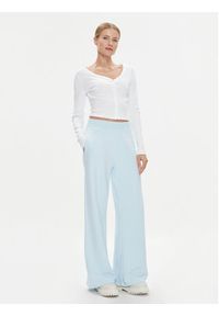 Calvin Klein Jeans Bluzka J20J222570 Biały Regular Fit. Kolor: biały. Materiał: bawełna