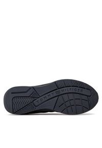 TOMMY HILFIGER - Tommy Hilfiger Sneakersy Modern Prep Sneaker Knit FM0FM04233 Granatowy. Kolor: niebieski. Materiał: materiał #6