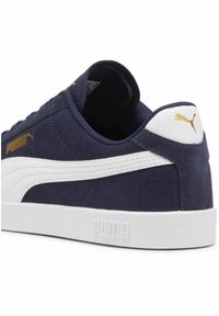 Puma - Sneakersy zamszowe unisex PUMA Club II PUMA Navy White Gold Blue. Kolor: biały, niebieski, żółty, wielokolorowy. Materiał: zamsz