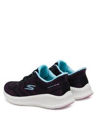 skechers - Skechers Sneakersy GO WALK Now - Khloe 125643/BKPR Czarny. Kolor: czarny. Materiał: materiał #3
