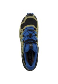 salomon - Buty do biegania męskie Salomon Speedcross 5 Gtx. Kolor: wielokolorowy, niebieski, zielony. Materiał: materiał, syntetyk. Szerokość cholewki: normalna. Model: Salomon Speedcross
