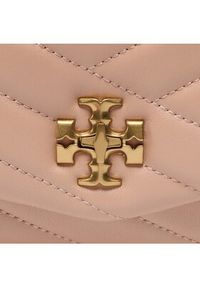 Tory Burch Torebka Kira Chevron Chain Wallet 90343 Beżowy. Kolor: beżowy. Materiał: skórzane #3