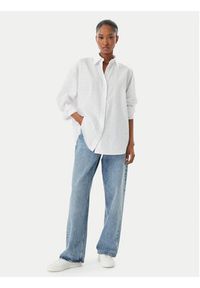 Hugo - HUGO Koszula Elisana 50559860 Biały Regular Fit. Kolor: biały. Materiał: bawełna #3