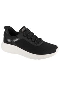 skechers - Buty sportowe Sneakersy męskie, Slip-Ins: Bobs Squad Chaos - Tough Walk. Kolor: czarny. Sport: turystyka piesza