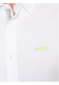 BOSS - Boss Koszula Bink 50487527 Biały Regular Fit. Kolor: biały. Materiał: bawełna #4
