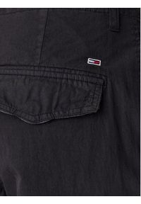 Tommy Jeans Spodnie materiałowe DW0DW20350 Czarny Relaxed Fit. Kolor: czarny. Materiał: syntetyk