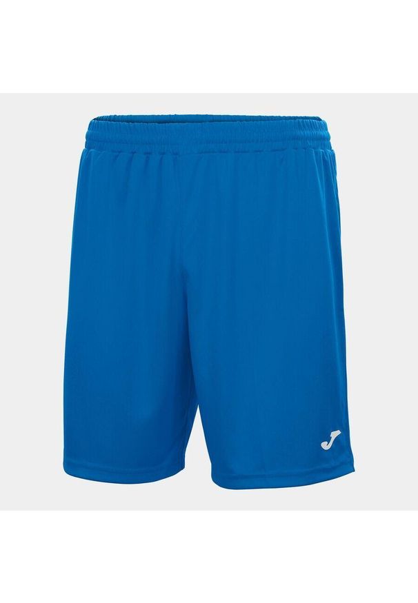 Spodenki do piłki nożnej dla chłopców Joma Nobel. Kolor: niebieski. Materiał: poliester. Długość: krótkie. Sport: piłka nożna