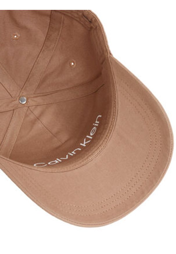 Calvin Klein Czapka z daszkiem Embroidery Bb Cap K50K505737 Pomarańczowy. Kolor: pomarańczowy. Materiał: materiał, bawełna