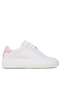 Tommy Jeans Sneakersy New Cupsole Leather EN0EN02137 Biały. Kolor: biały. Materiał: skóra #5