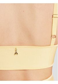 Patrizia Pepe Top 2K0172/K095-Y433 Żółty Slim Fit. Kolor: żółty. Materiał: wiskoza #4