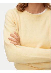 Vero Moda Sweter Doffy 10201022 Żółty Regular Fit. Kolor: żółty. Materiał: syntetyk #6