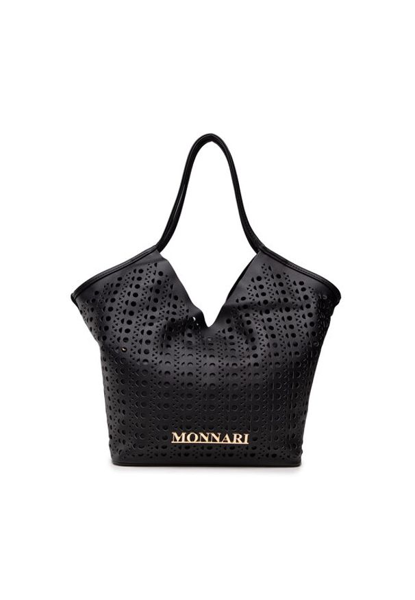 Monnari Torebka BAG0110-020 Czarny. Kolor: czarny. Materiał: skórzane