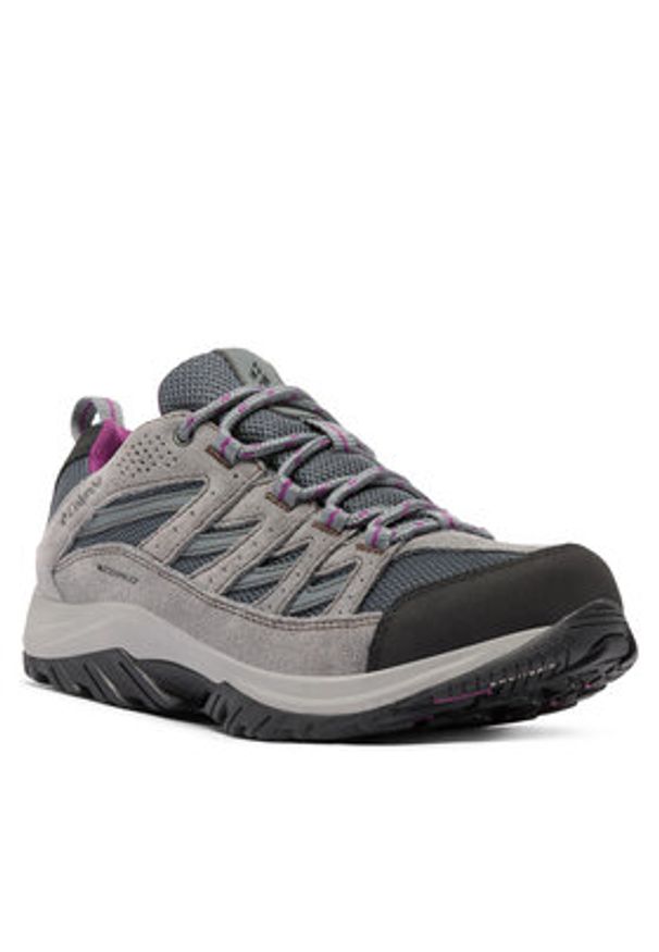 columbia - Columbia Trekkingi Crestwood™ Waterproof 2099881 Szary. Kolor: szary. Materiał: zamsz, skóra