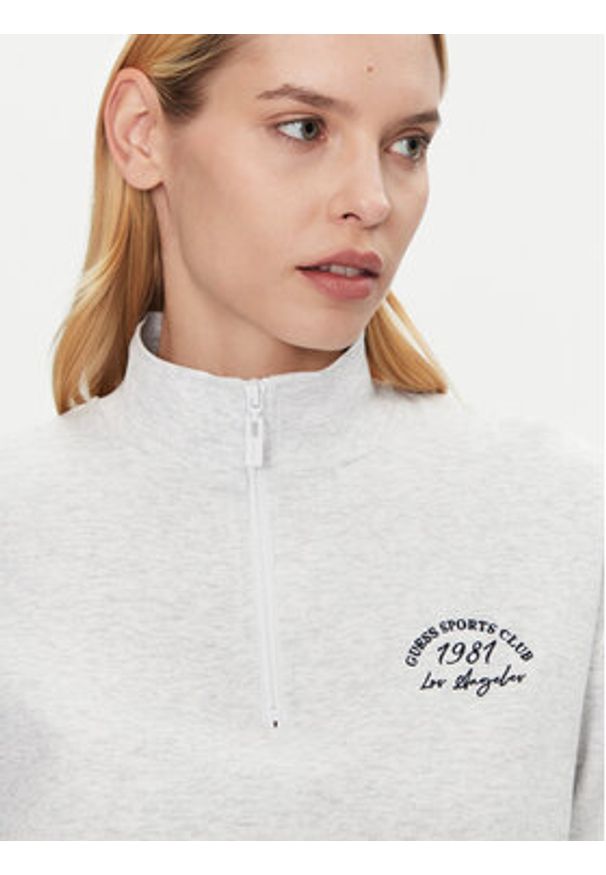 Guess Bluza V5GQ06 KCS01 Szary Regular Fit. Kolor: szary. Materiał: bawełna