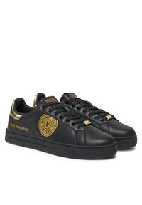 Versace Jeans Couture Sneakersy Court 88 77YA3SK1 Czarny. Kolor: czarny. Materiał: skóra #3