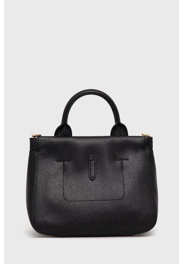 Furla Torebka skórzana kolor czarny. Kolor: czarny. Materiał: skórzane. Rodzaj torebki: na ramię