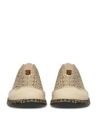 Rieker Klapki CEO-46376-60 Beżowy. Kolor: beżowy. Materiał: skóra #5