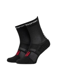 Skarpety Niskie Unisex Compressport. Kolor: czarny #1