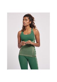 Damski tank top Hummel Clea. Kolor: zielony, wielokolorowy, szary. Materiał: dzianina, materiał