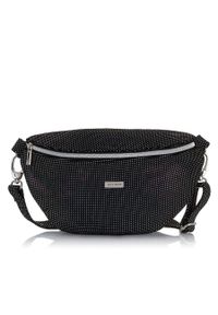 PAOLO PERUZZI - Skórzana saszetka nerka damska czarna Paolo Peruzzi Z-15-C. Kolor: czarny. Materiał: skórzane #1