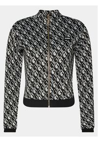 Guess Bluza Gl Logo V4RQ12 KC2X2 Czarny Regular Fit. Kolor: czarny. Materiał: syntetyk #6