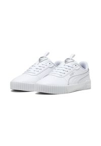 Buty do chodzenia damskie Puma Carina 2.0 Pop Up. Kolor: biały, wielokolorowy, szary. Sport: turystyka piesza