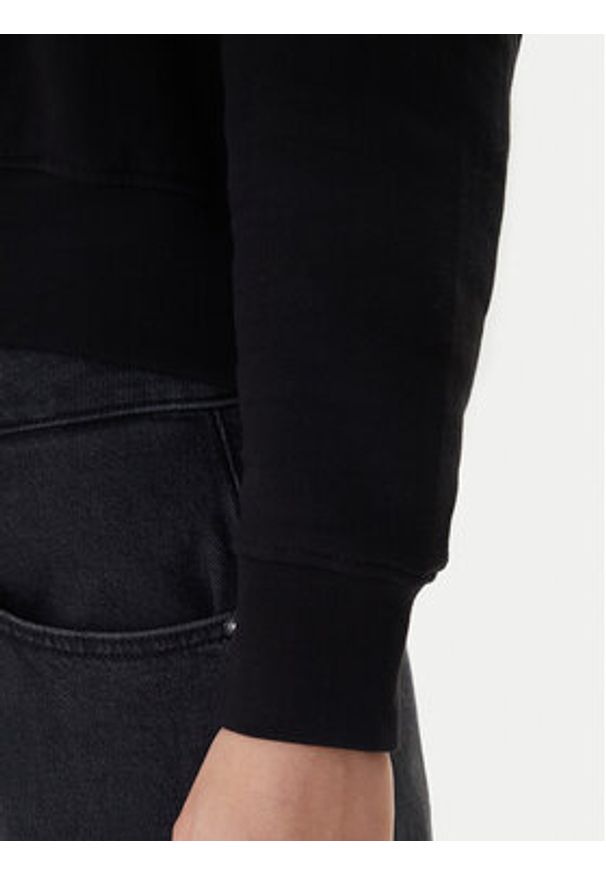 Karl Lagerfeld Jeans Bluza B1W20039 Czarny Regular Fit. Kolor: czarny. Materiał: bawełna