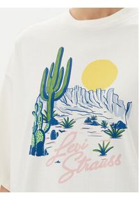 Levi's® T-Shirt Graphic A4924-0082 Biały Relaxed Fit. Kolor: biały. Materiał: bawełna