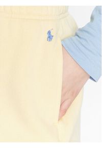 Polo Ralph Lauren Spodnie dresowe 211891560006 Żółty Regular Fit. Kolor: żółty. Materiał: bawełna