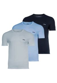 BOSS - Boss T-Shirt 27676 Niebieski Comfort Fit. Kolor: niebieski