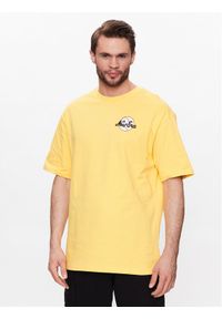 New Era T-Shirt Heritage Bear Graphic 60332232 Żółty Oversize. Kolor: żółty. Materiał: bawełna #1