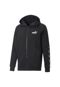 Bluza męska Puma ESS+ Tape Full-Zip Hoodie FL. Kolor: czarny #1