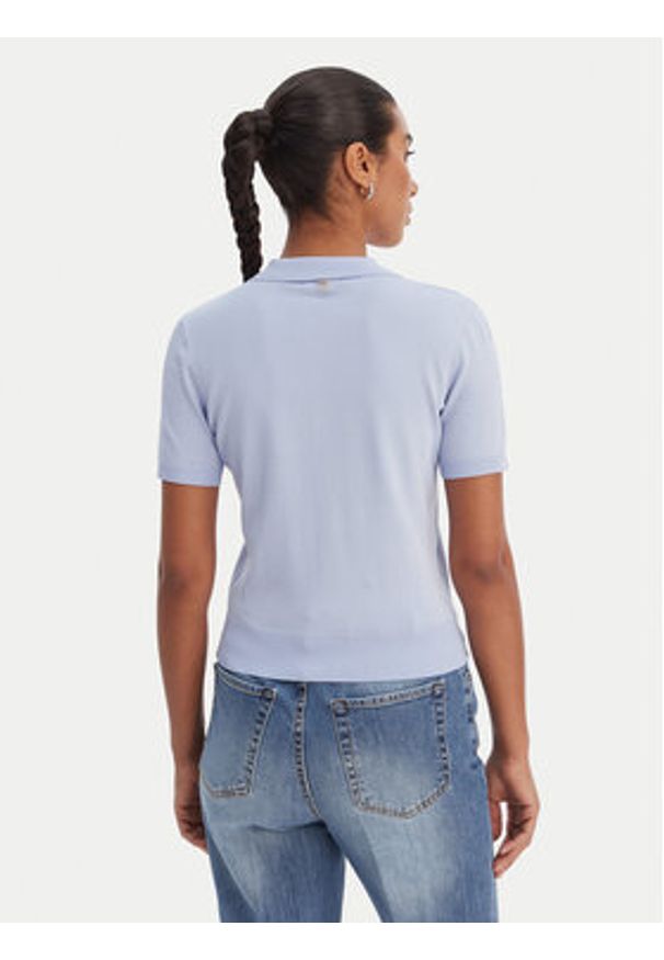 Fracomina Sweter FR26ST7003K524R9 Błękitny Regular Fit. Kolor: niebieski. Materiał: syntetyk