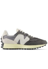 Buty New Balance U327WRF - szare. Okazja: na co dzień. Zapięcie: sznurówki. Kolor: szary. Materiał: zamsz, skóra, guma. Szerokość cholewki: normalna