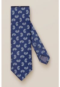 Eton Krawat kolor granatowy. Kolor: niebieski #1