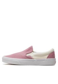 Vans Tenisówki Classic Slip-On VN000CT5LTP1 Różowy. Zapięcie: bez zapięcia. Kolor: różowy. Materiał: materiał