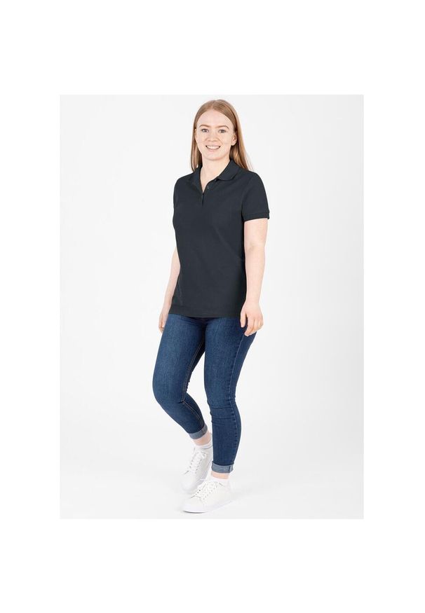 Polo Jako Organic. Typ kołnierza: polo. Kolor: szary, brązowy, wielokolorowy. Materiał: materiał. Sport: piłka nożna