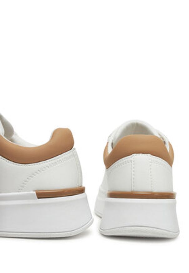 TOMMY HILFIGER - Tommy Hilfiger Sneakersy Low Cut Lace-Up T3A9-33751-1355 S Biały. Kolor: biały. Materiał: skóra ekologiczna, skóra