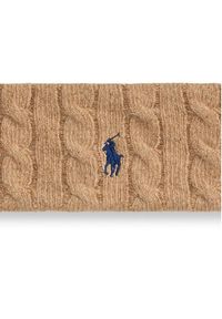 Polo Ralph Lauren Opaska 455981426003 Brązowy. Kolor: brązowy. Materiał: wełna, materiał