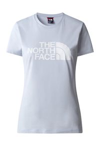 The North Face T-Shirt Easy NF0A4T1Q Błękitny Regular Fit. Kolor: niebieski. Materiał: bawełna #1